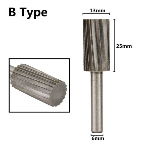 High Speed Steel Rotary Burrs Mm Shank Router Rasps For Metal