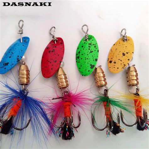 Pcs Fishing Lure Metal Fishing Spoon Spinner Bait Spoon Lures With