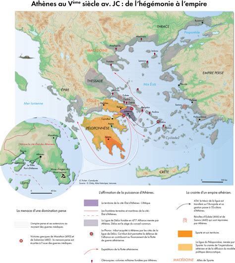 Athènes Au Vème Siècle Av Jc De Lhégémonie à Lempire Cartolycée