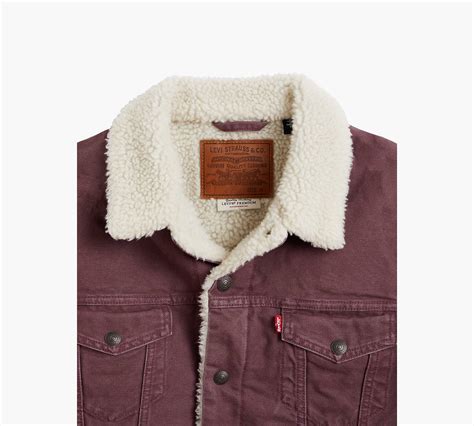 Type Iii Sherpa Trucker Jacket Red Levis® Us