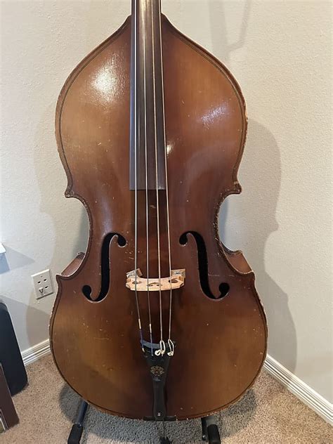 King Mortone Upright Bass 1962 Reverb