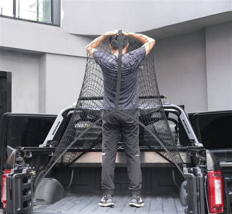 Highly Elastic Cargo Net Simple Truck Bed Cargo Mesh Organizer