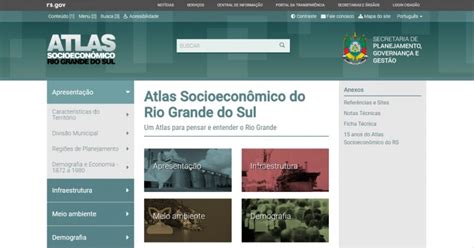 Atlas Socioecon Mico Do Rio Grande Do Sul Atualizado Secretaria De