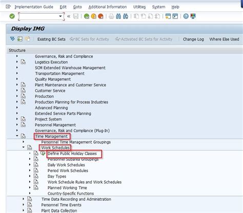 Factory Calendar In Sap