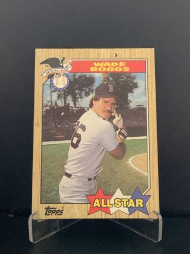 Wade Boggs 1987 Topps All Star 608 Red Sox EBay