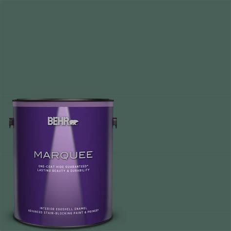 BEHR MARQUEE 1 Gal M440 7 Rainforest One Coat Hide Eggshell Enamel