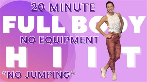 Begin Again Workout Challenge Full Body HIIT No Equipment No Jumping