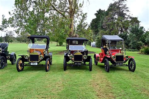 Three Ford Model T Near Auckland New Zealand Stephen Satherley