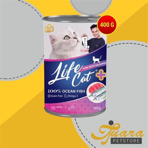 Jual Makanan Basah Kucing Life Cat Plus Wet Food Kaleng Gr Shopee