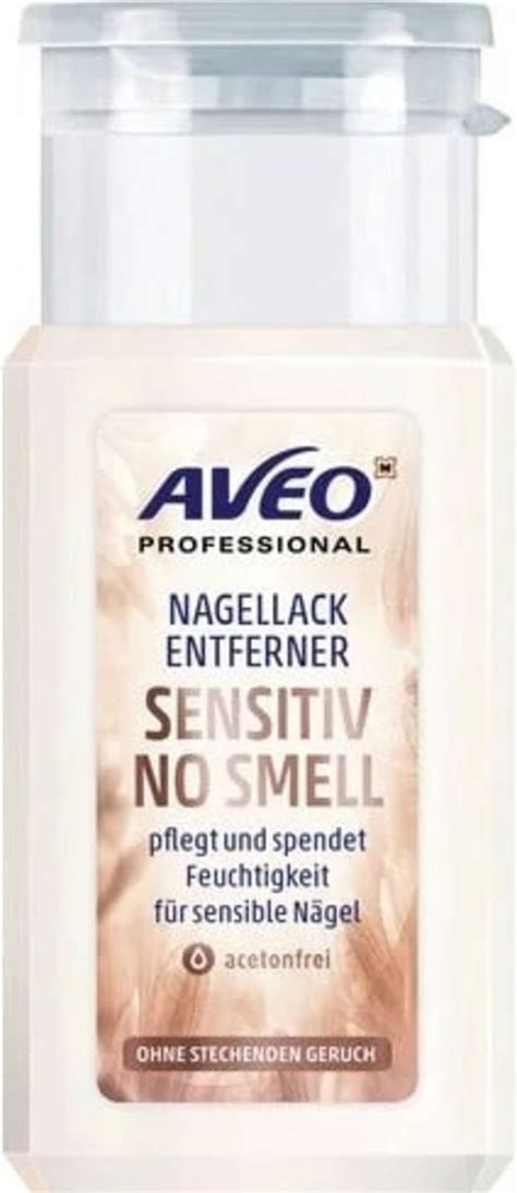 AVEO Professional Nagellackentferner Sensitiv No Smell Acetonfrei Mit