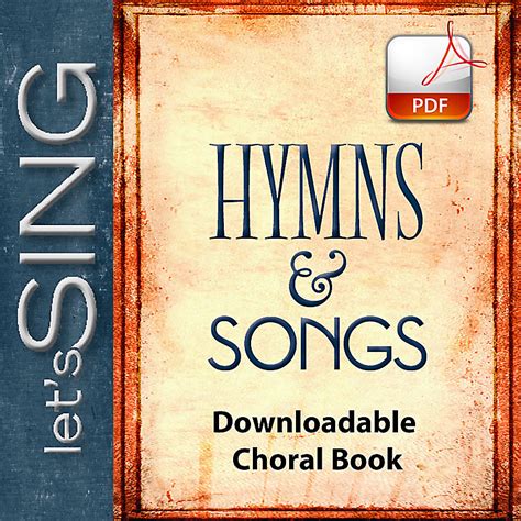 Lets Sing Hymns And Songs Downloadable Choral Book Min 10 Lifeway