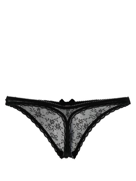 Agent Provocateur Malorey Lace Thong Farfetch