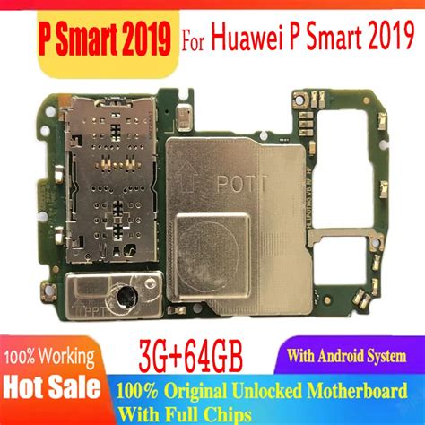 Gb For Huawei P Smart Motherboard Original Mainboard Unlocked