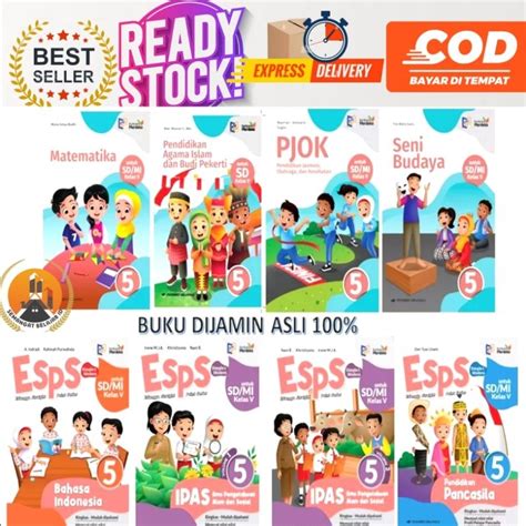 Jual BUKU PAKET KELAS 5 KURIKULUM MERDEKA ERLANGGA BUKU PAKET