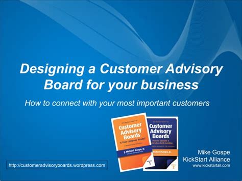 Customer Advisory Boards Best Practices Ppt