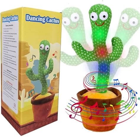 Buy Case Plus 2023 Upgraded Rechargable Battery Dancing Cactus Talking