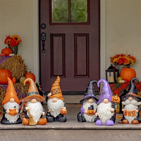 6 Assorted Style Halloween Garden Gnomes Purchase Separately - Etsy