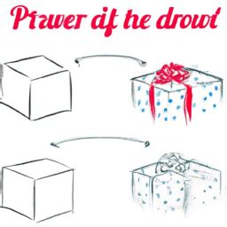 How To Draw A Present - A Step By Step Drawing Guide – Custom Paint By ...