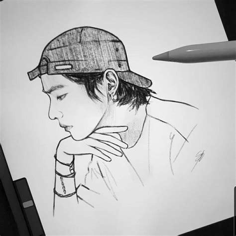 Kth Fanart Dibujos Mejor Dibujo C Mo Dibujar Cosas Bts Drawings