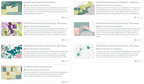 Census Demographic And Housing Characteristics In Arcgis Living Atlas