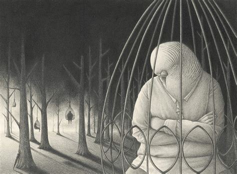 The Black and White Anthropomorphic Illustrations of David Álvarez ...