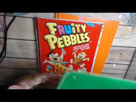 Cereal Box Notebooks Inspired By Youtube Youtube