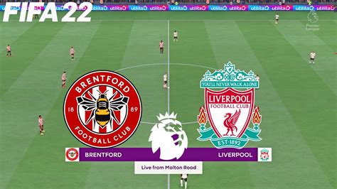 Fifa 22 Brentford Vs Liverpool 2122 Premier League Season Full Match And Gameplay