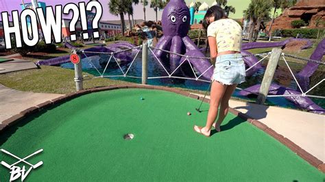 HOW ARE WE SUPPOSED TO MAKE THESE MINI GOLF SHOTS?! | Brooks Holt - YouTube