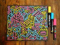 8 For posca ideas | pen art, marker art, doodle art