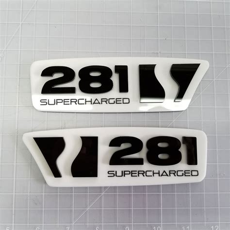 Unique S 281 Supercharged Emblems Yoast Fabrication