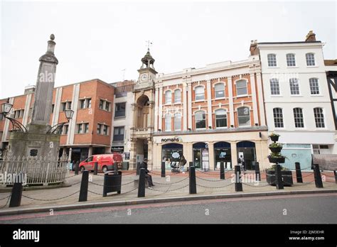 Views of Market Place in Reading, Berkshire in the UK Stock Photo - Alamy