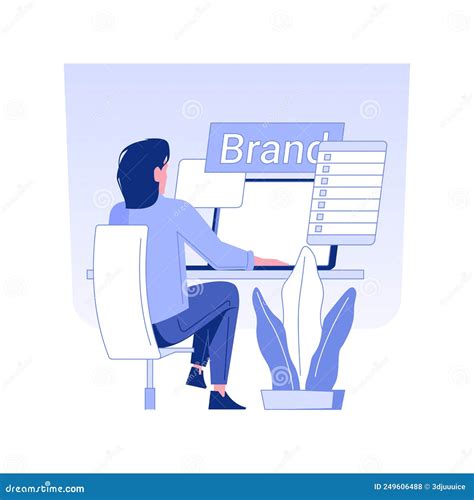 Branding Concept Isolated Concept Vector Illustration Stock Vector