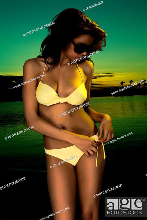 Sexy Bikini Model Stock Photo Picture And Low Budget Royalty Free