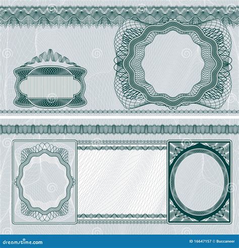 Blank Banknote Layout Royalty Free Stock Photography - Image: 16647157