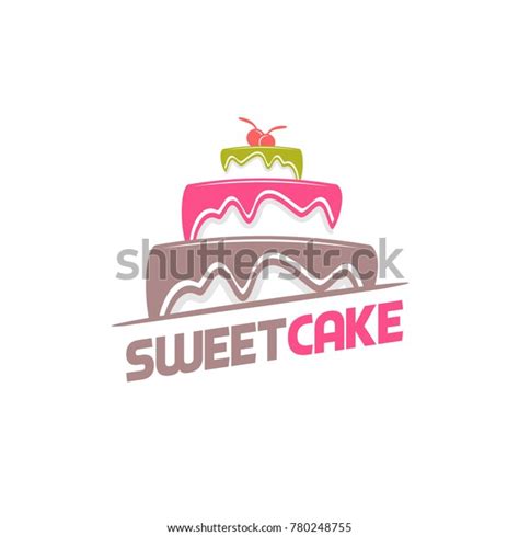 Sweet Cake Logo Stock Vector Royalty Free 780248755