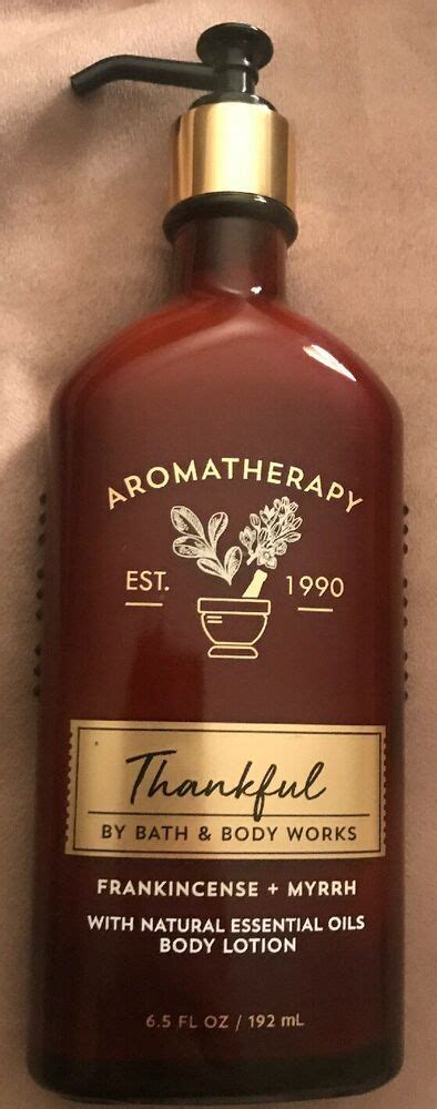 Bath And Body Works Aromatherapy Thankful Body Lotion 6 5 Oz New 2019