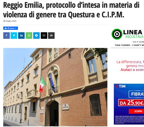 Siglato Protocollo Zeus Tra Questura Di Reggio Emilia E Cipm Cipm