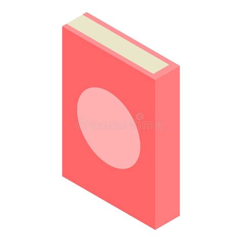 Red Book Icon, Isometric Style Stock Vector - Illustration of leisure ...