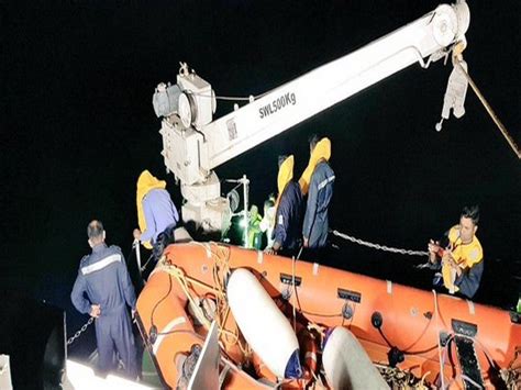 Coast Guard Rescues 12 Crew From Sinking Cargo Vessel Off Gujarat Coast