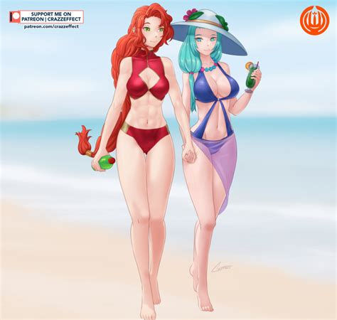 Hentai Busty Girls Abs Alluring Alternate Costume Ass Visible