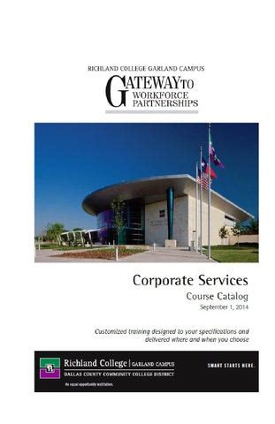 Richland College Corporate Services Course Catalog by richlandcollege ...