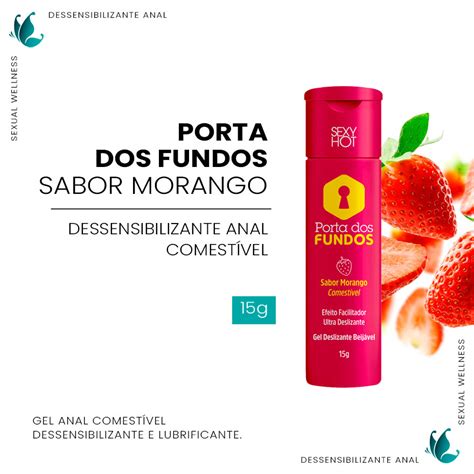 Dessensibilizante Anal Porta Dos Fundos Morango G Sexy Hot Toque Sensato