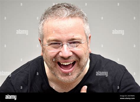 Fat Male Laughing Stock Photo Alamy