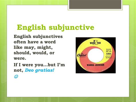 present subjunctive powerpoint    id