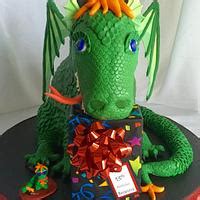 Sculpted Dragon Cake Decorated Cake By MimisSweetTreats CakesDecor