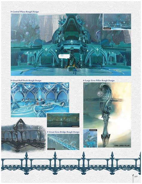 The Concept Art For An Upcoming Video Game Is Shown In Blue And White