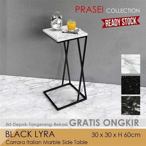 Jual Lyra Side Table Rara Marble Meja Nakas Marmer Rara Sofa Pojok