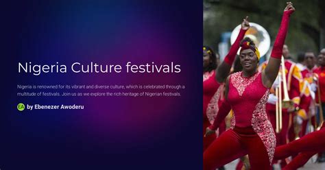 Nigeria Culture Festivals