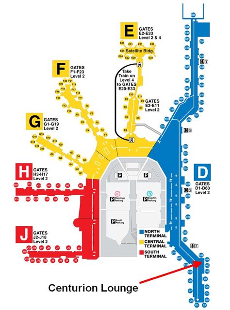 Miami Airport Terminal Map American