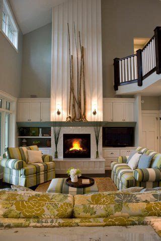 High Ceiling Fireplace Decorating Ideas - HOME TOPIC